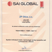 Certifikát HACCP