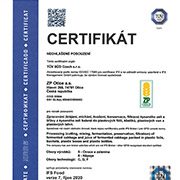 Certifikát IFS