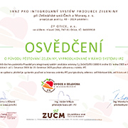 Certifikát IPZ
